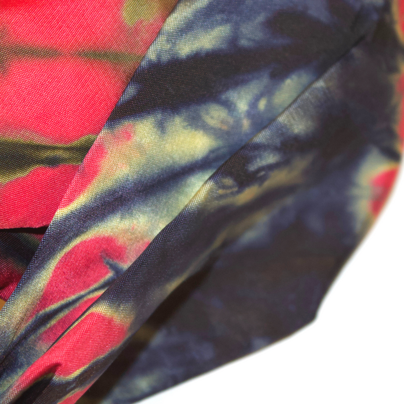 RUBY STORM Silk Tie Dye Twist Headband